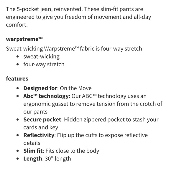 Lululemon AbC pant slim 30” - Picture 10 of 10